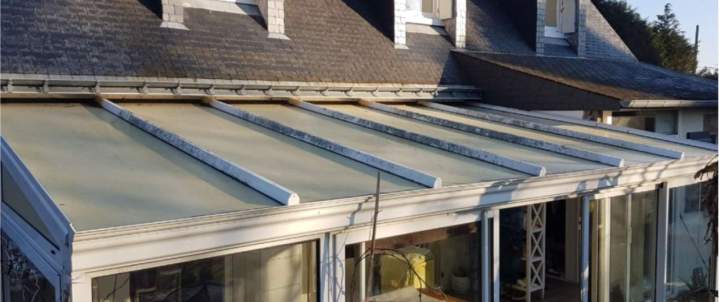 Etat initial toit véranda Quimperlé