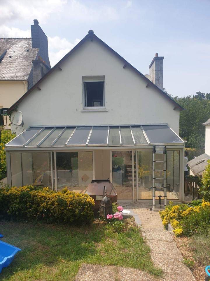 Nouvelle véranda Quimperlé