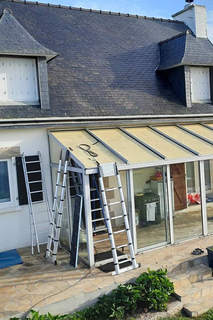 Véranda à réparer Quimperlé